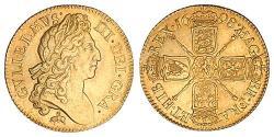 1 Guinea Reino de Inglaterra (927-1649,1660-1707) Oro Guillermo III (1650-1702)