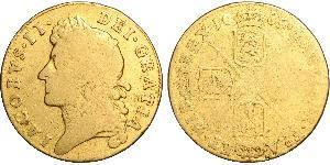 1 Guinea Reino de Inglaterra (927-1649,1660-1707) Oro Jacobo II (1633-1701)