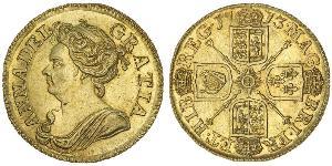 1 Guinea Reino de Inglaterra (927-1649,1660-1707) Oro Ana de Gran Bretaña(1665-1714)