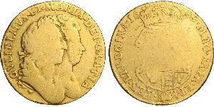 1 Guinea Reino de Inglaterra (927-1649,1660-1707) Oro Guillermo III (1650-1702)