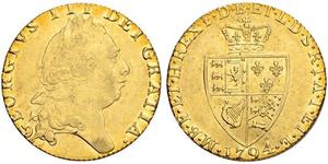 1 Guinea 大不列顛王國 (1707 - 1800) 金 喬治三世 (1738-1820)