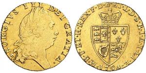 1 Guinea 大不列顛王國 (1707 - 1800) 金 喬治三世 (1738-1820)