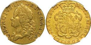 1 Guinea 大不列顛王國 (1707 - 1800) 金 乔治二世 (大不列颠) (1683 - 1760)