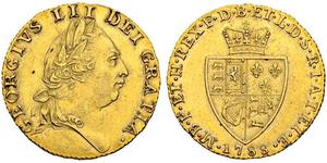 1 Guinea 大不列顛王國 (1707 - 1800) 金 喬治三世 (1738-1820)