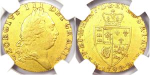 1 Guinea 大不列顛王國 (1707 - 1800) 金 喬治三世 (1738-1820)