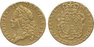 1 Guinea 大不列顛王國 (1707 - 1800) 金 乔治二世 (大不列颠) (1683 - 1760)