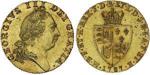 1 Guinea 大不列顛王國 (1707 - 1800) 金 喬治三世 (1738-1820)