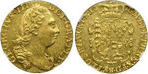 1 Guinea 大不列顛王國 (1707 - 1800) 金 喬治三世 (1738-1820)