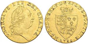 1 Guinea 大不列顛王國 (1707 - 1800) 金 喬治三世 (1738-1820)