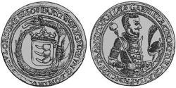 1 Gulden Principality of Transylvania (1571-1711) Argent 