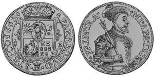 1 Gulden Principality of Transylvania (1571-1711) Argent 