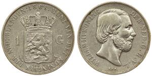1 Gulden Royaume des Pays-Bas (1815 - ) Argent 