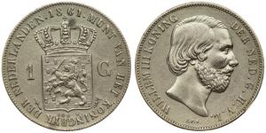 1 Gulden Royaume des Pays-Bas (1815 - ) Argent 