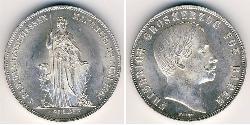 1 Gulden Grand Duchy of Baden (1806-1918) Argento 