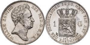 1 Gulden Paesi Bassi Argento William I of the Netherlands (1772 - 1843)