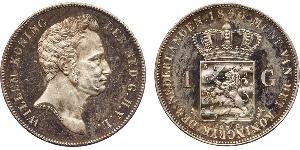 1 Gulden Paesi Bassi Argento William I of the Netherlands (1772 - 1843)