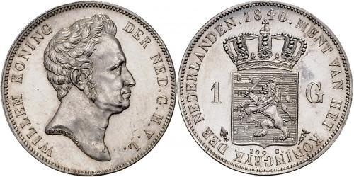 1 Gulden Paesi Bassi Argento William I of the Netherlands (1772 - 1843)