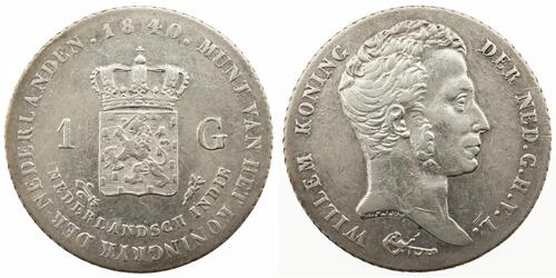 1 Gulden Paesi Bassi Argento William I of the Netherlands (1772 - 1843)