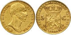 1 Gulden Königreich der Niederlande (1815 - ) Gold 