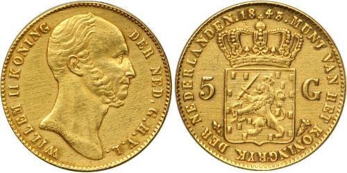 1 Gulden Königreich der Niederlande (1815 - ) Gold 