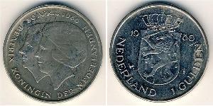 1 Gulden Regno dei Paesi Bassi (1815 - ) Nichel 