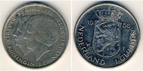 1 Gulden Regno dei Paesi Bassi (1815 - ) Nichel 