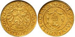 1 Gulden Augusta (Germania) (1276 - 1803) / Sacro Romano Impero (962-1806) Oro Carlo V del Sacro Romano Impero (1500-1558)