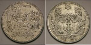 1 Gulden Gdansk (1920-1939) Plata 