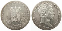 1 Gulden Países Bajos Plata William I of the Netherlands (1772 - 1843)