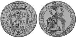 1 Gulden Principality of Transylvania (1571-1711) Plata 
