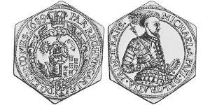 1 Gulden Principality of Transylvania (1571-1711) Plata 