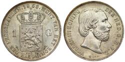 1 Gulden Reino de los Países Bajos (1815 - ) Plata 