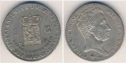 1 Gulden  Plata 