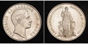 1 Gulden Grand Duchy of Baden (1806-1918) Silber Friedrich I. (Baden, Großherzog) (1826 - 1907)