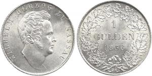 1 Gulden Herzogtum Nassau (1806 - 1866) Silber Wilhelm I. (Nassau)