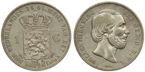 1 Gulden Königreich der Niederlande (1815 - ) Silber 
