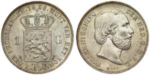 1 Gulden Königreich der Niederlande (1815 - ) Silber 
