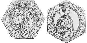 1 Gulden Principality of Transylvania (1571-1711) Silver 