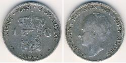 1 Gulden  銀 