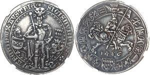1 Gulden 奥地利历史 (1156 - 1806) 銀 