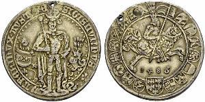 1 Gulden 奥地利历史 (1156 - 1806) 銀 