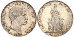 1 Gulden 巴登大公國 (1806 - 1918) 銀 弗里德里希一世 (巴登)