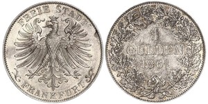 1 Gulden 法蘭克福自由市 銀 