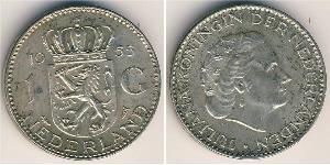 1 Gulden 荷兰王国 銀 