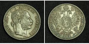 1 Gulden / 1 Florin Autriche-Hongrie (1867-1918) Argent Franz Joseph I (1830 - 1916)