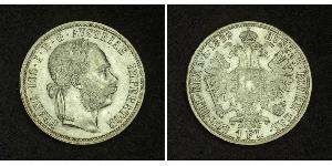 1 Gulden / 1 Florin Impero austro-ungarico (1867-1918) Argento Franz Joseph I (1830 - 1916)