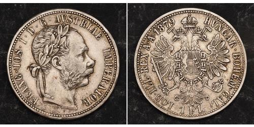1 Gulden / 1 Florin Österreich-Ungarn (1867-1918) Silber Franz Joseph I (1830 - 1916)