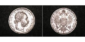 1 Gulden / 1 Florin Austria-Hungary (1867-1918) Silver Franz Joseph I (1830 - 1916)