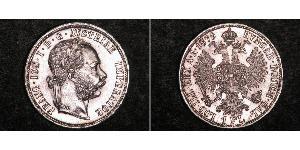 1 Gulden / 1 Florin Austria-Hungary (1867-1918) Silver Franz Joseph I (1830 - 1916)