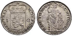 1 Gulden / 20 Stiver Reino de los Países Bajos (1815 - ) Plata 